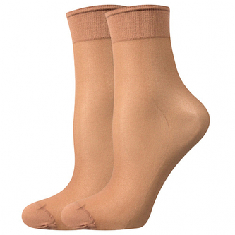 Lady B ponožky NYLON socks 20 DEN / 2 páry golden uni 6 ks