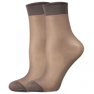 Lady B ponožky NYLON socks 20 DEN / 2 páry fumo uni 6 ks