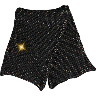 VoXX® šála Vivaro černá/zlatá uni 1 ks