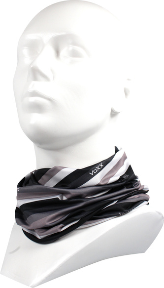 VoXX® Multifunkční návlek VoXX pruhy šedá uni 1 ks