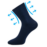 Boma® ponožky Viktorka tmavě modrá 38-39 (25-26) 3 páry