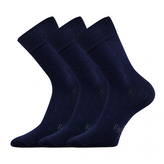 Lonka® ponožky Dasilver tm.modrá 39-42 (26-28) 3 páry