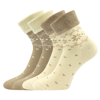 Lonka® ponožky Frotana angora 35-38 (23-25) 2 páry