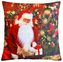 Vánoční polštář s 3D aplikací SANTA 40x40 cm Mybesthome