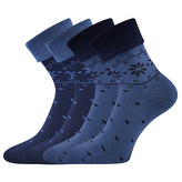 Lonka® ponožky Frotana moon blue 39-42 (26-28) 2 páry