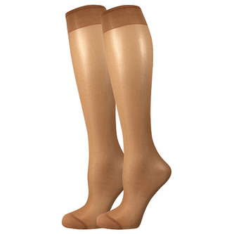Lady B podkolenky NYLON knee-socks 20 DEN / 2 páry daino uni 6 ks