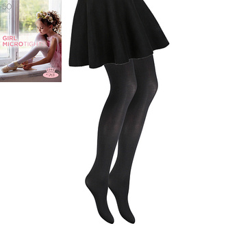 Lady B punčochové kalhoty GIRL MICRO tights 50 DEN nero 122-128 1 ks