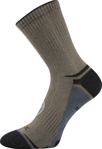 VoXX® ponožky Optifan 03 khaki 39-42 (26-28) 1 pár