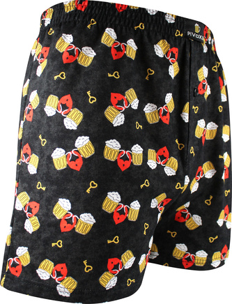 Pánské trenky VoXX vícebarevné (Karlos - pivo/love) 3XL