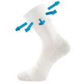 VoXX® ponožky Optimus bílá 39-42 (26-28) 1 pár