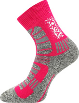 VoXX® ponožky Traction dětská magenta 25-29 (17-19) 1 pár