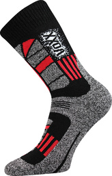 VoXX® ponožky Traction I červená 39-42 (26-28) 1 pár