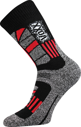 VoXX® ponožky Traction I červená 39-42 (26-28) 1 pár