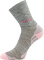 VoXX® ponožky Irizarik sv.šedá/magenta 35-38 (23-25) 1 pár