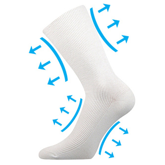 Lonka® ponožky Oregan bílá 47-50 (32-34) 1 pár