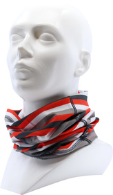 VoXX® Multifunkční návlek SOLID pruhy neon červená uni 1 ks