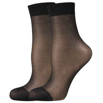 Lady B ponožky LADY socks 17 DEN / 2 páry nero uni 6 ks