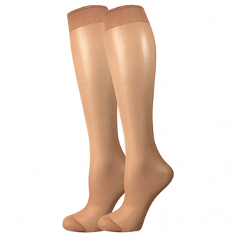 Lady B podkolenky NYLON knee-socks 20 DEN / 5 párů golden uni 6 ks