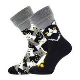 Lonka® ponožky Líza kočky 39-42 (26-28) 3 páry