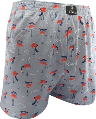 Lonka® trenýrky Karlos IMAGE plameňáci II 3XL 1 ks