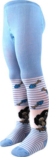 Boma® punčochové kalhoty KR 222 vzor 3 - světle modrá 74-80 1 ks