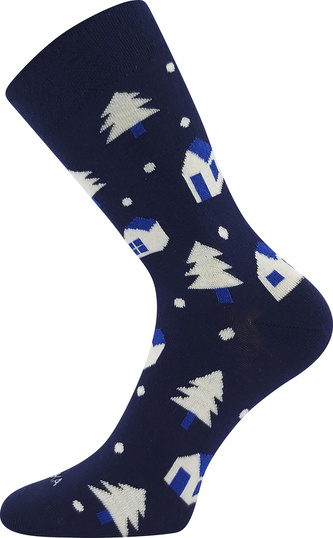 Lonka® ponožky Damerryk domečky 35-38 (23-25) 3 páry