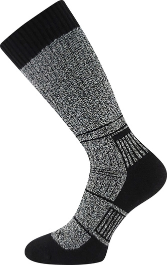 VoXX® ponožky Carpatia černá melé 39-42 (26-28) 1 pár