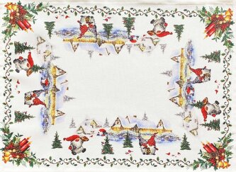 Vánoční dekorační ozdobný ubrousek VIGGO 32x45 cm Mybesthome