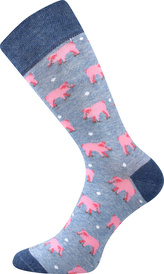 Lonka® ponožky Woodoo 13/prasátka 39-42 (26-28) 3 páry