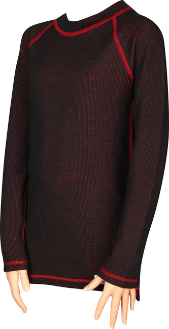 VoXX® IN05 dětské funkční tričko červená 134-140 1 ks