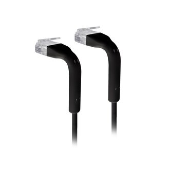 Ubiquiti UniFi Ethernet Patch Kabel - U-Cable-Patch-RJ45, 0,3m, Cat6, černý