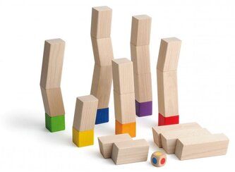Gra zręcznościowa balansujące wieże z klocków Tricky Blocks Erzi Gra zręcznościowa balansujące wieże z klocków Tricky Blocks Erzi