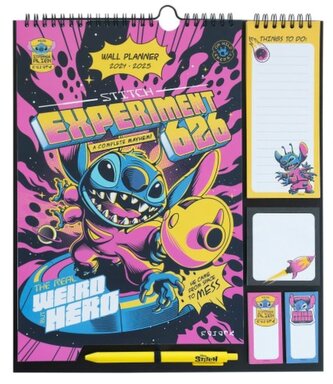 Oficiální nástěnný plánovací kalendář 2025 Disney|Lilo & Stitch: Stitch (30 x 34 cm)