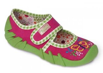 111P004 20 - balerínky Befado růžová, motýlek S 111P004_20