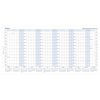 Filofax, Plánovací Kalendář 2025 A5, horizontální, AJ