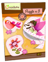 Velké puzzle 3v1 Víly, Avenue Mandarine