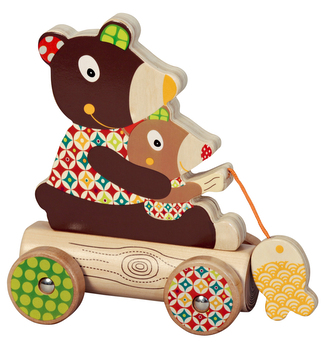 Tahací Medvídek táta a syn, Ebulobo