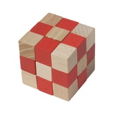 KOBRA ČERVENÁ - edukativní dřevěný hlavolam. Nejen pro děti, ale i pro dospělé:)