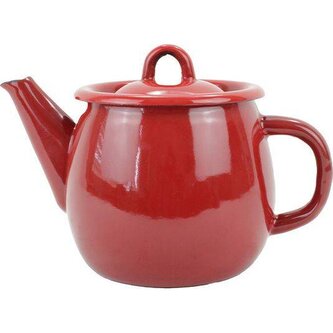 Belis Smaltovaná konvice červená 1l, vyrobeno pro BELIS/SFINX Belis Smaltovaná konvice červená 1l, vyrobeno pro BELIS/SFINX