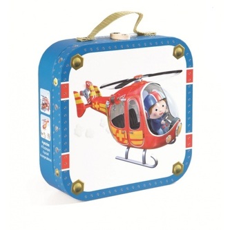 Puzzle Janod, Pierre a helikoptéra