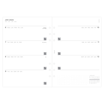 Filofax, Diářový set Minimal 2025, A5