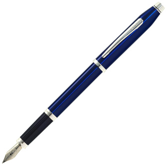 Cross, Plnicí pero Century II, (F) tenký, blue lacquer/rhodium