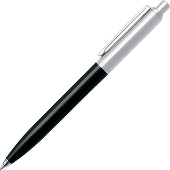 Sheaffer, Kuličkové pero Sentinel, black barrel/brushed chrome, blistr