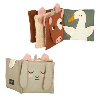 Měkká aktivní knížka pro miminko zvířátka farma Roommate