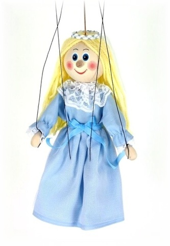 VÍLA - dřevěná loutka 20 cm