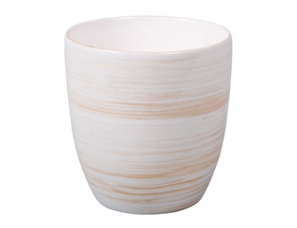 Obal na květník KODET STRIP keramický lesklý d20x21cm