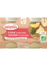 BABYBIO jablko verbena 2x130 g