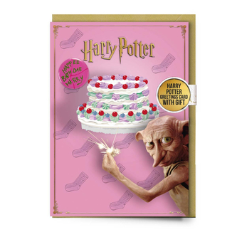 Carat Shop Přáníčko Dobby + odznáček, Harry Potter