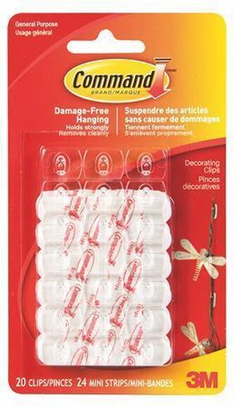Přilepovací plastové háčky “Command”, malé, 3M SCOTCH Přilepovací plastové háčky “Command”, malé, 3M SCOTCH