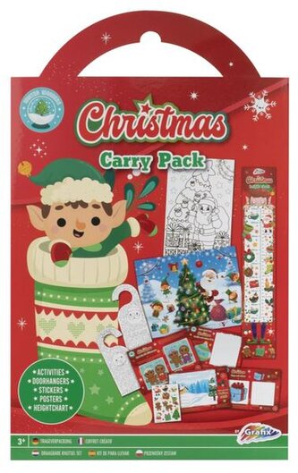 SADA NA VÁNOČNÍ TVOŘENÍ - OMALOVÁNKY A AKTIVITY